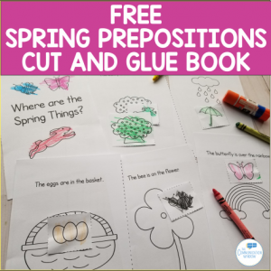 Free Spring Prepositions Cover